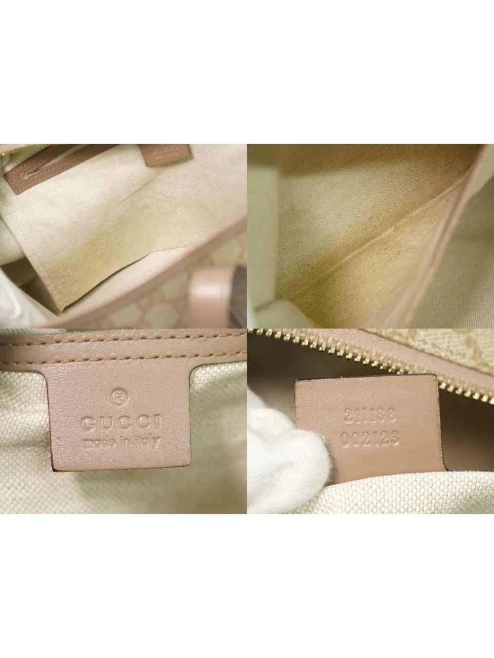 Gucci GG Supreme Tote Beige Pink - Picture 9 of 9